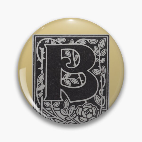 Item preview, Art by Mike Linocut digitally edited, Alphabet Letter B, combinable designed and sold by allartbymike.