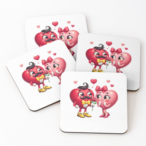 Item preview, Hearts Love Matching Couples Romantic Men Women Husband Wife designed and sold by clothesy7.