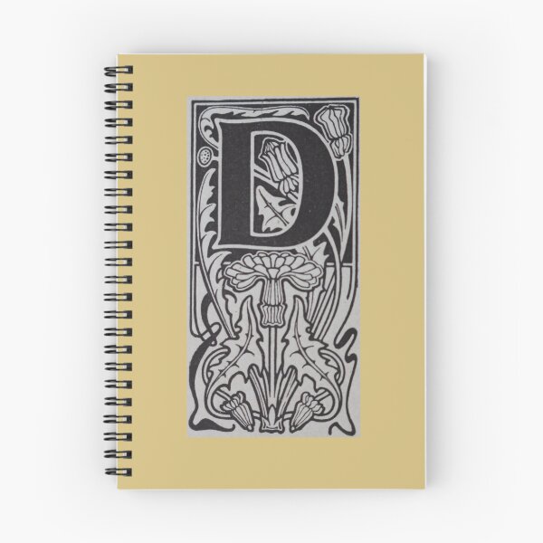 Item preview, Art by Mike Linocut digitally edited, alphabet letter D, combinable designed and sold by allartbymike.