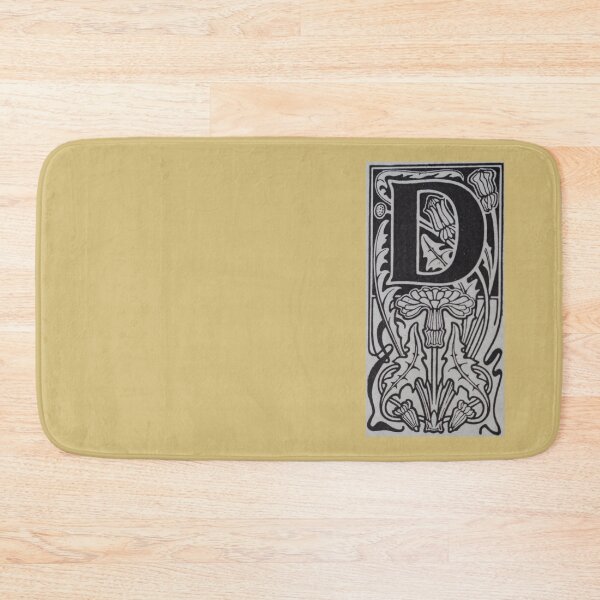 Item preview, Art by Mike Linocut digitally edited, alphabet letter D, combinable designed and sold by allartbymike.