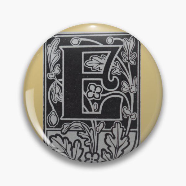 Item preview, Art by Mike Linocut digitally edited, alphabet letter E, combinable designed and sold by allartbymike.