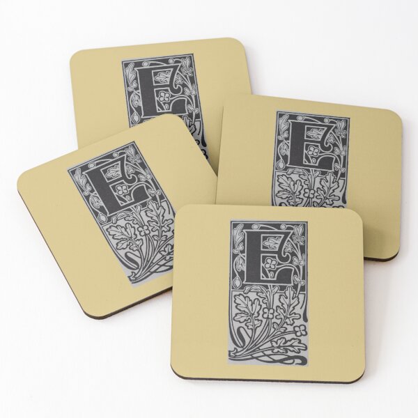 Item preview, Art by Mike Linocut digitally edited, alphabet letter E, combinable designed and sold by allartbymike.