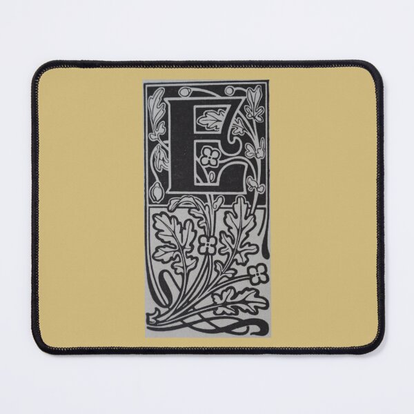 Item preview, Art by Mike Linocut digitally edited, alphabet letter E, combinable designed and sold by allartbymike.