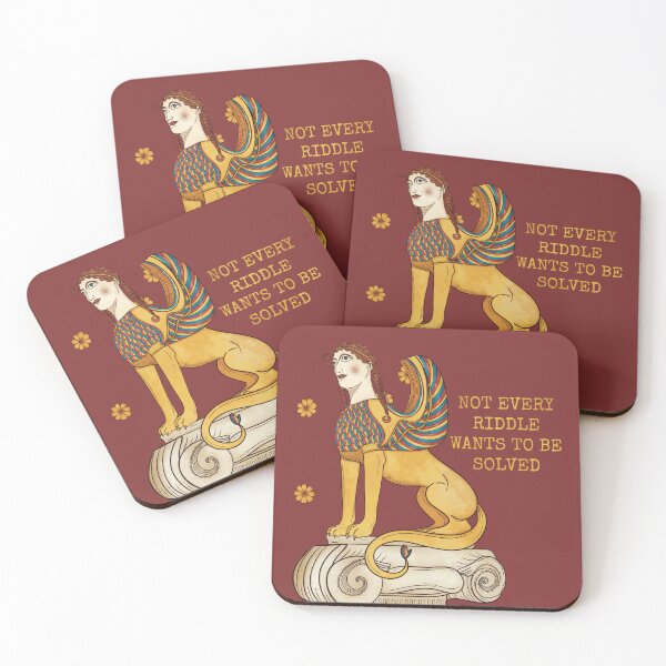 Item preview, Not Every Riddle Wants to Be Solved - Sphinx Mythology Art  designed and sold by Ancient-Tales.