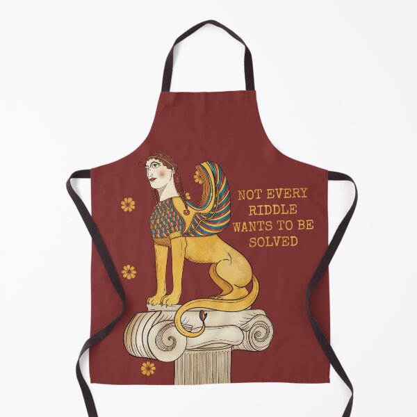 Item preview, Not Every Riddle Wants to Be Solved - Sphinx Mythology Art designed and sold by Ancient-Tales.
