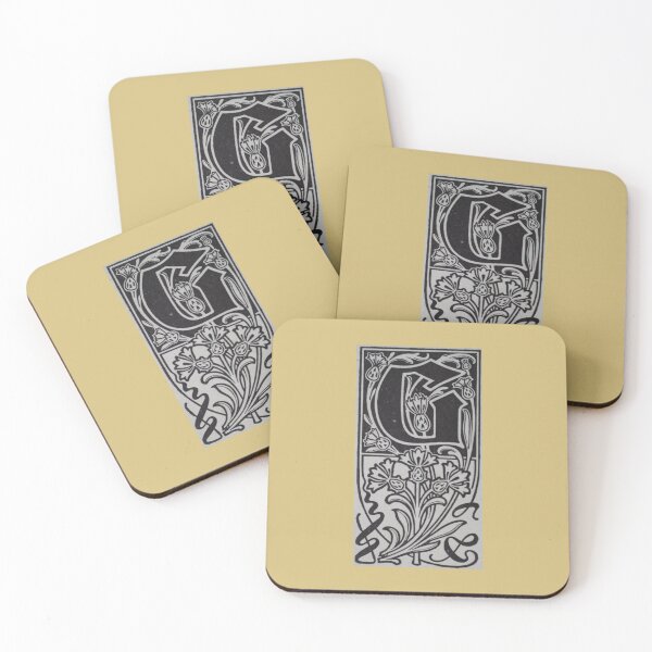Item preview, Art by Mike Linocut digitally edited, alphabet letter G, combinable designed and sold by allartbymike.