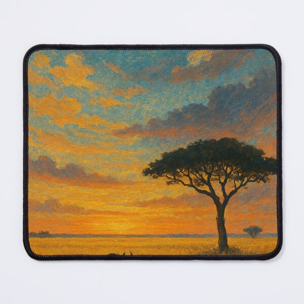 Item preview, Liuwa Plain Wildebeest Herd Sunset Zambia designed and sold by Aryabek.