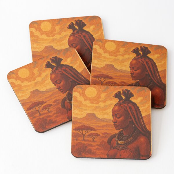 Item preview, Kaokoland Namibia Himba Woman Sunset Scene designed and sold by Aryabek.