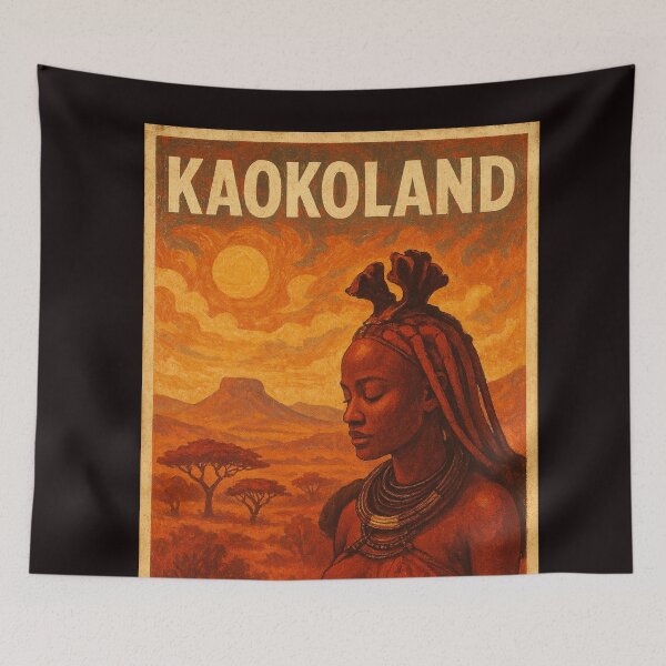 Item preview, Kaokoland Namibia Himba Woman Sunset Scene designed and sold by Aryabek.