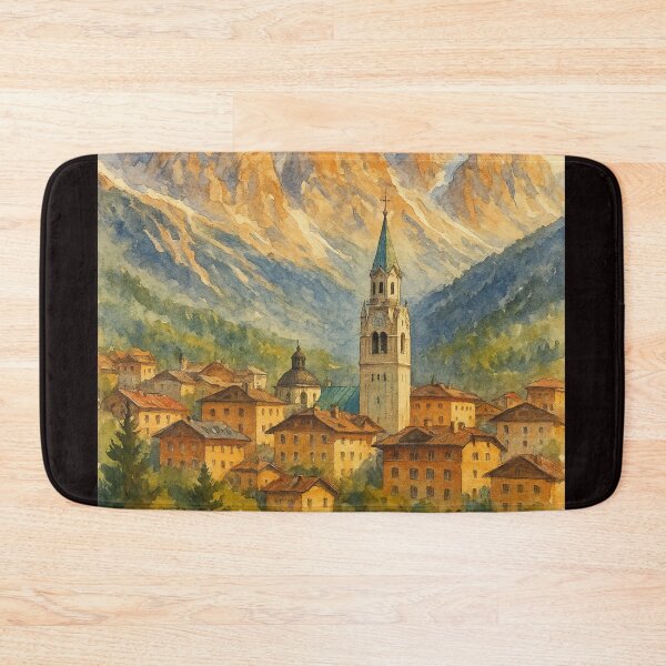 Item preview, Cortina d’Ampezzo Dolomites Italy Summer View designed and sold by Aryabek.