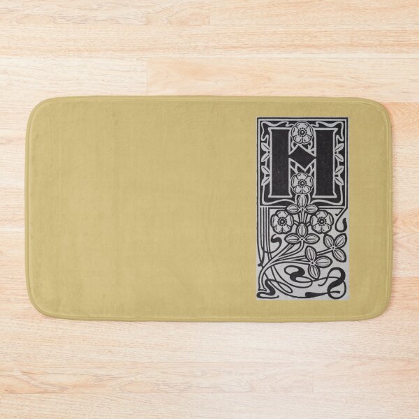 Item preview, Art by Mike Linocut digitally edited, alphabet letter H, combinable designed and sold by allartbymike.