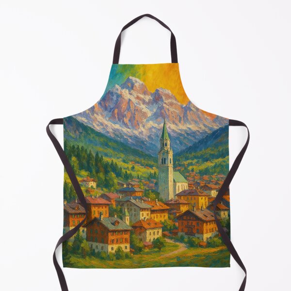 Item preview, Cortina d’Ampezzo Dolomites Rainbow Expressionist designed and sold by Aryabek.