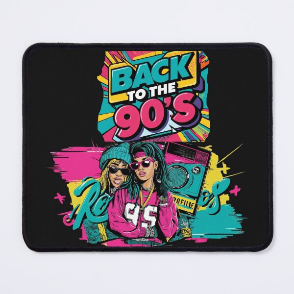 Item preview, Back to the 90s – Retro Vintage 90s Fashion T-Shirt designed and sold by Laugh & Rewind .