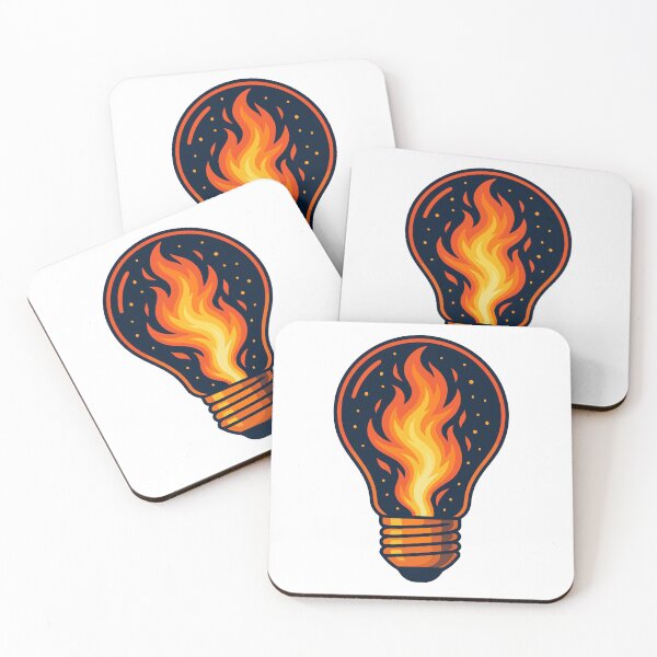 Item preview, Light Bulb on Fire designed and sold by aipolohu.