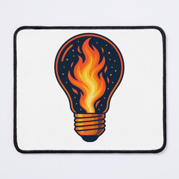 Item preview, Light Bulb on Fire designed and sold by aipolohu.
