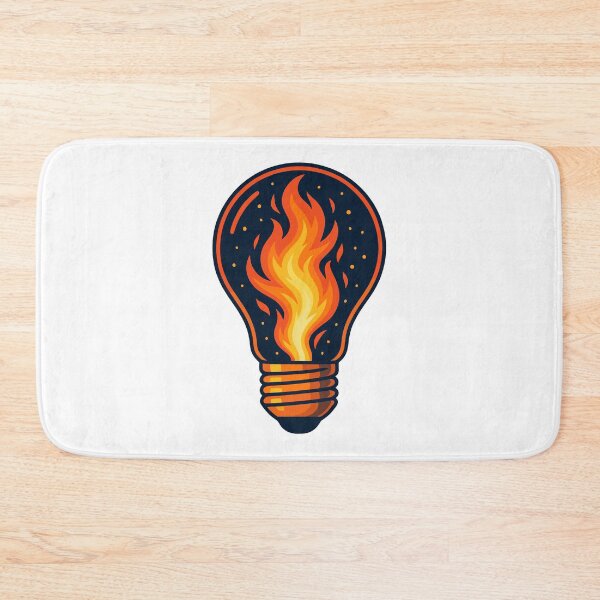 Item preview, Light Bulb on Fire designed and sold by aipolohu.