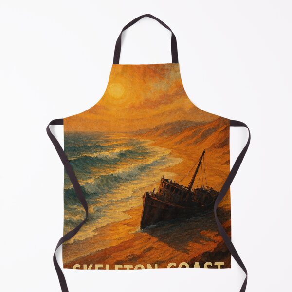 Item preview, Skeleton Coast Namibia Sunset Wreck Scene designed and sold by Aryabek.