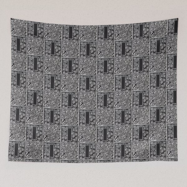 Item preview, Art by Mike Linocut digitally edited, Alphabet Letter I, combinable designed and sold by allartbymike.