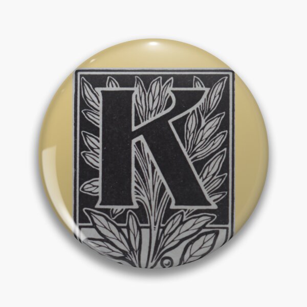 Item preview, Art by Mike Linocut digitally edited, alphabet letter K, combinable designed and sold by allartbymike.