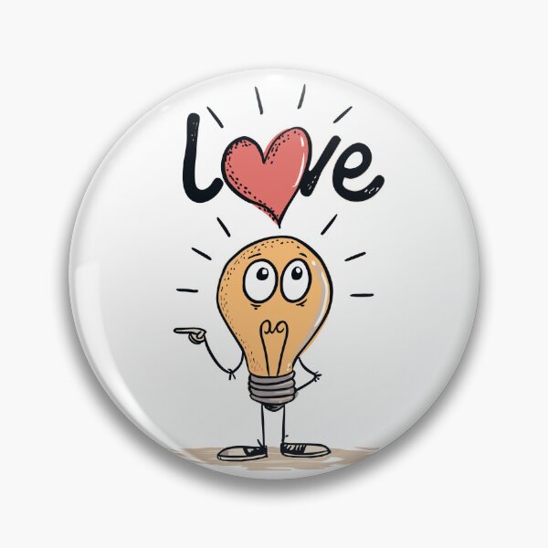 Item preview, Lightbulb Love 2 designed and sold by aipolohu.