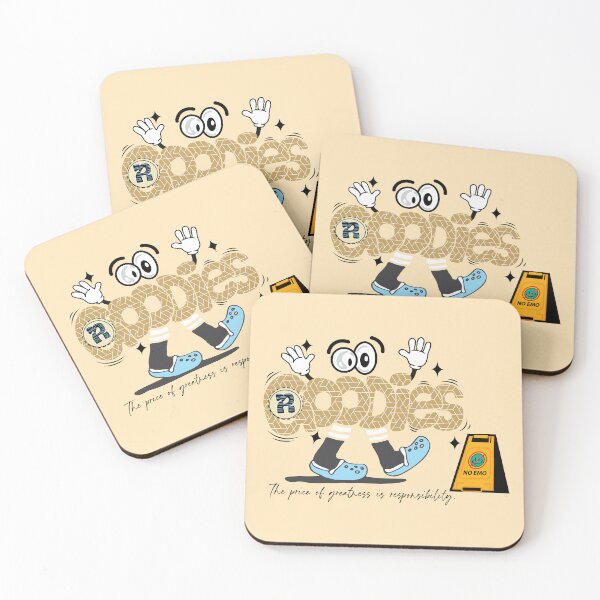Item preview, Cartoon Rookies Big Eyes Shoes Wet Floor Sign Humorous Art designed and sold by graphicnew.