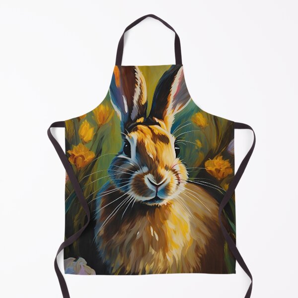 Item preview, Golden Light Bunny in Wildflower Field designed and sold by Beemyguest.