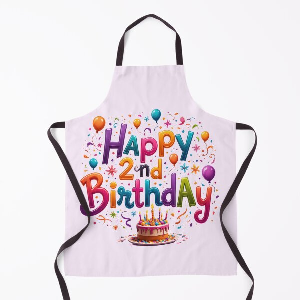 Item preview, Vibrant Happy 2nd Birthday designed and sold by Itsheartshop.