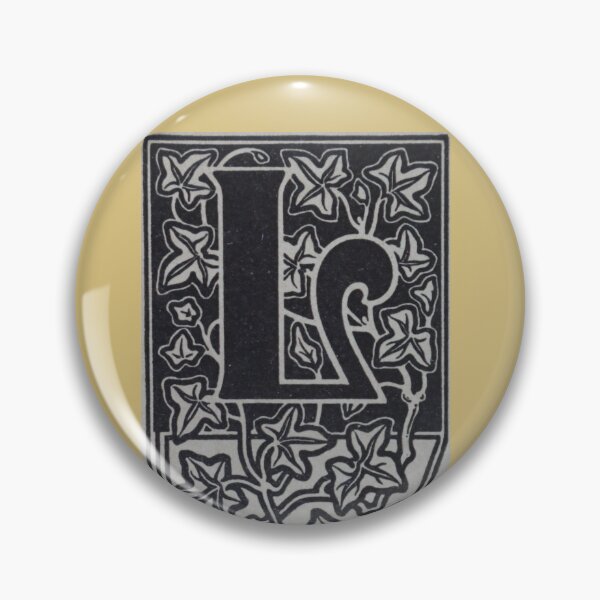 Item preview, Art by Mike Linocut digitally edited, alphabet letter L, combinable designed and sold by allartbymike.