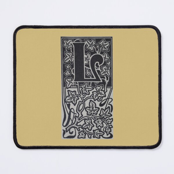 Item preview, Art by Mike Linocut digitally edited, alphabet letter L, combinable designed and sold by allartbymike.