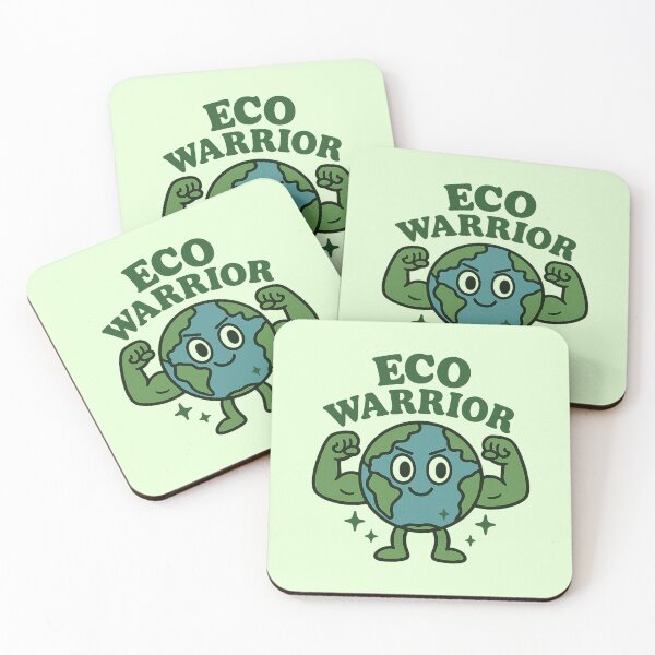 Item preview, Earth Day Eco Warrior – Strong Earth Cartoon for Environmental Awareness designed and sold by Elviqus Shop.
