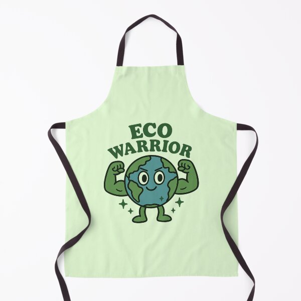 Item preview, Earth Day Eco Warrior – Strong Earth Cartoon for Environmental Awareness designed and sold by Elviqus Shop.