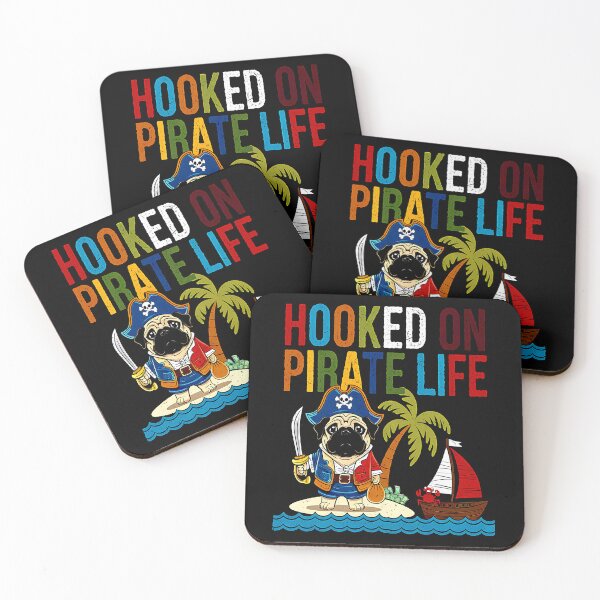 Item preview, Pirate Pug Life Funny Island Adventure designed and sold by Taans-Creation.