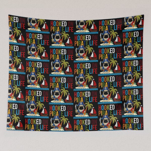 Item preview, Pirate Pug Life Funny Island Adventure designed and sold by Taans-Creation.
