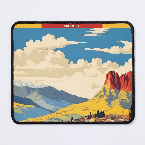 Item preview, San Juan de Pasto Colombia Retro Vintage Poster Turismo  designed and sold by TravelersGems.