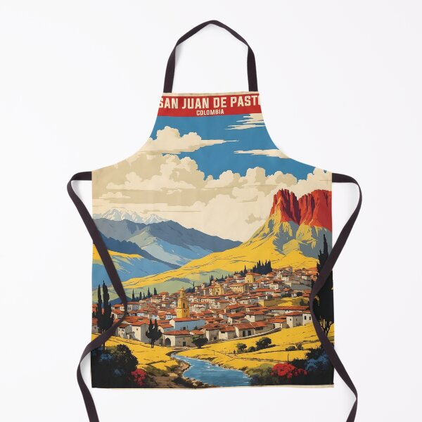 Artikelvorschau, San Juan de Pasto Kolumbien Retro Vintage Poster Tourismus  entworfen und verkauft von TravelersGems.