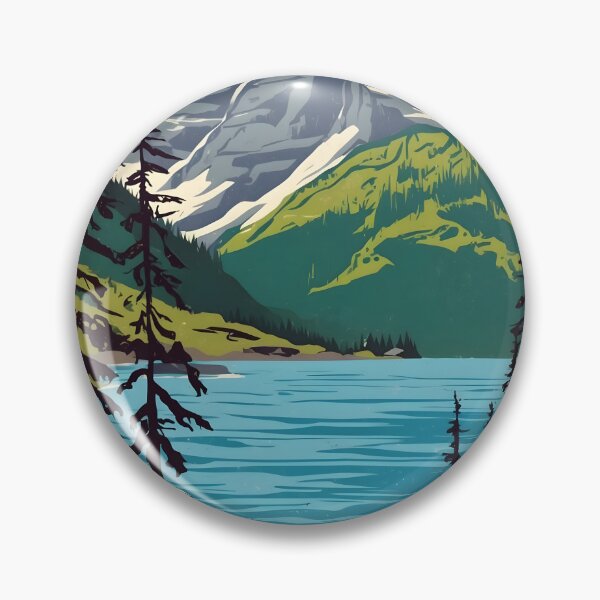 Item preview, Kluane National Park Canada Vintage Travel Tourism  designed and sold by TravelersGems.