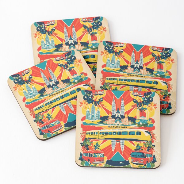 Item preview, Petaling Jaya Malaysia Vintage Travel Tourism designed and sold by TravelersGems.