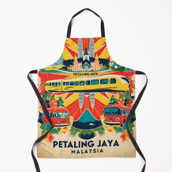 Item preview, Petaling Jaya Malaysia Vintage Travel Tourism designed and sold by TravelersGems.