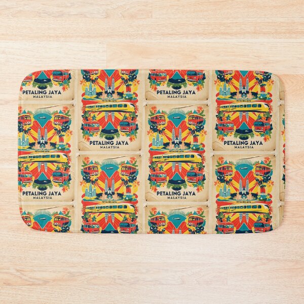 Item preview, Petaling Jaya Malaysia Vintage Travel Tourism designed and sold by TravelersGems.
