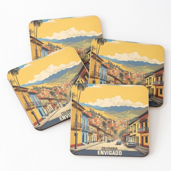 Item preview, Envigado Colombia Colombia Retro Vintage Poster Tourism  designed and sold by TravelersGems.