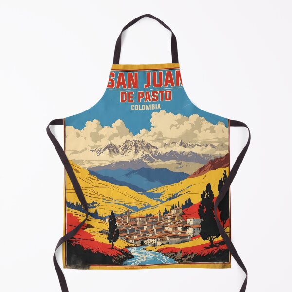Artikelvorschau, San Juan de Pasto Kolumbien Retro Vintage Poster Tourismus  entworfen und verkauft von TravelersGems.