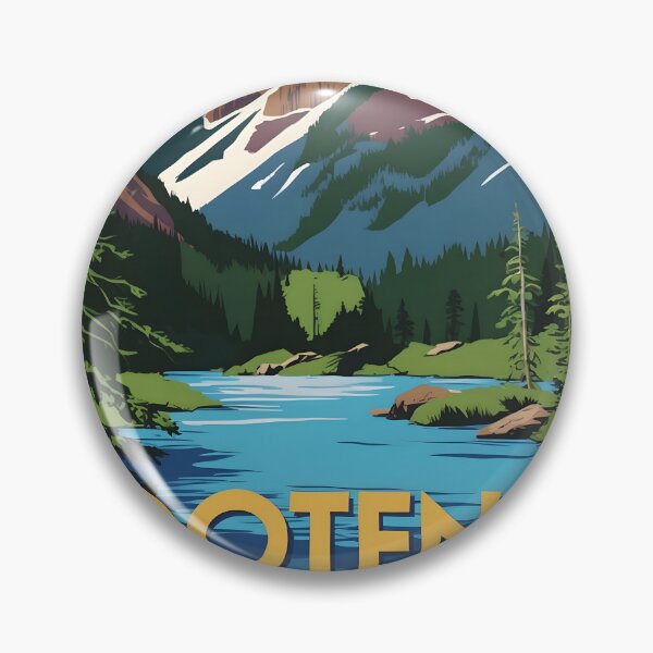 Item preview, Kootenay National Park Canada Vintage Travel Tourism  designed and sold by TravelersGems.