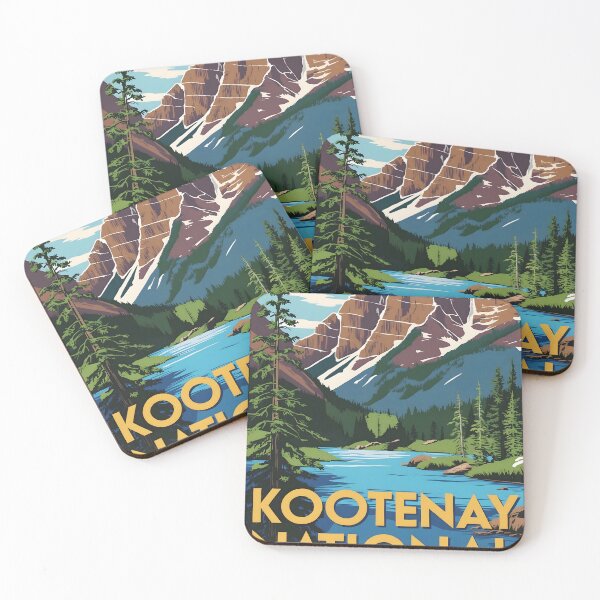 Item preview, Kootenay National Park Canada Vintage Travel Tourism  designed and sold by TravelersGems.