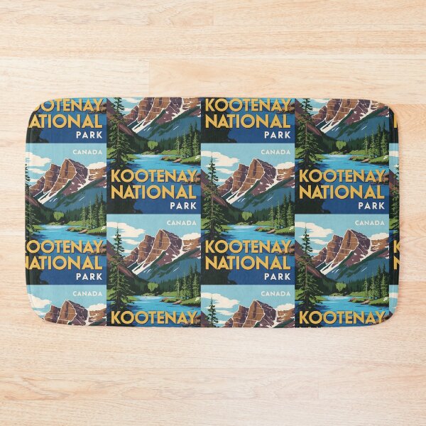 Item preview, Kootenay National Park Canada Vintage Travel Tourism  designed and sold by TravelersGems.