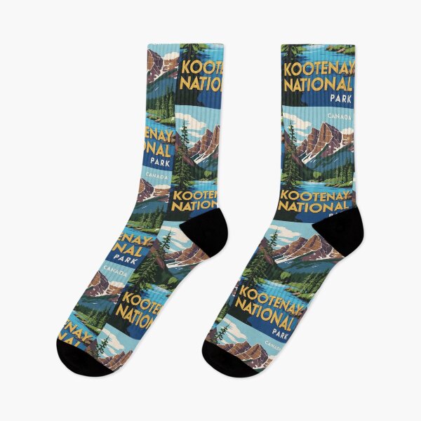 Item preview, Kootenay National Park Canada Vintage Travel Tourism  designed and sold by TravelersGems.