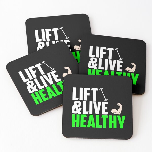Item preview, Lift & Live Healthy designed and sold by TheFineShirt.