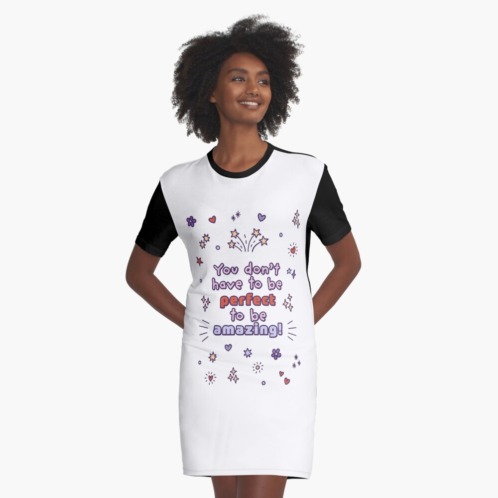 Item preview, Graphic T-Shirt Dress designed and sold by ItsPurpleFox.