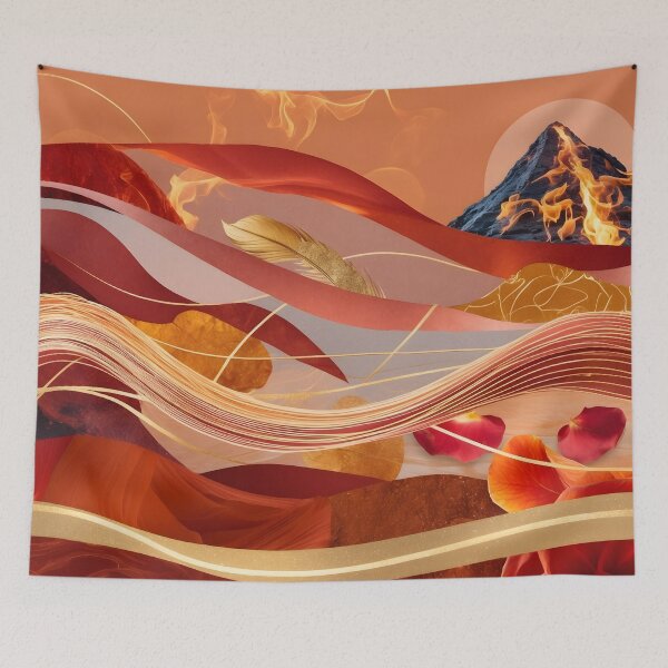 Item preview, Ignys – Goddess of Passion | Fiery Abstract Art by LaLi Designs designed and sold by LaLi-Designs.