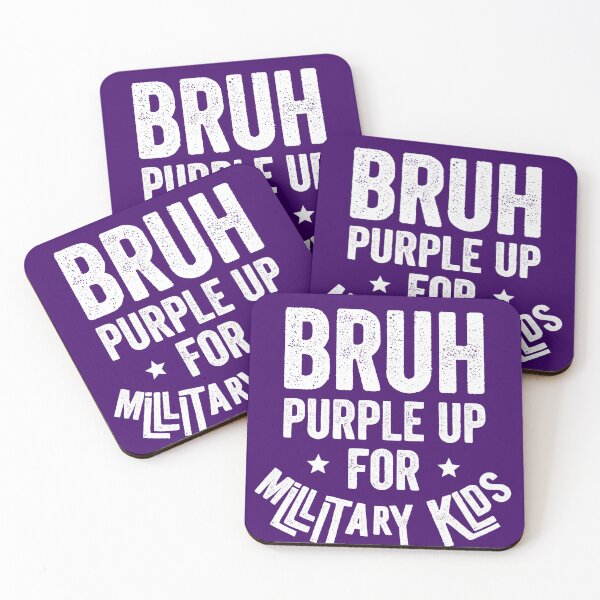 Item preview, Bruh Purple Up for Military Kids Month Military Child designed and sold by Meme-shirt.