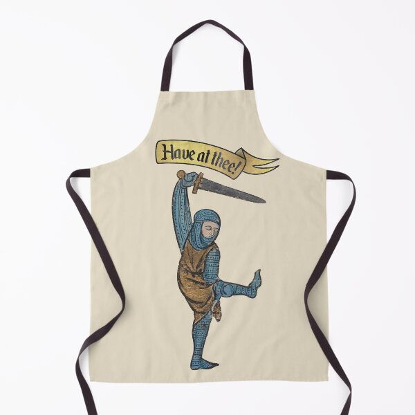 Item preview, Have at thee medieval knight with sword medieval meme designed and sold by MargiKnights.